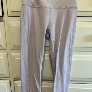 lululemon athletica lavender leggings size 0, 25”